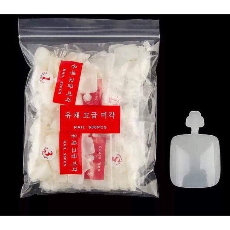 móng úp chân bịch 600 móng đủ size