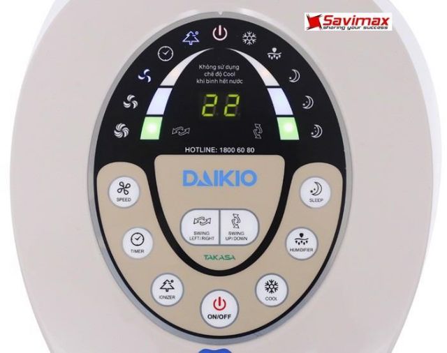 Máy làm mát không khí Daikio DK-1500B đại hạ giá