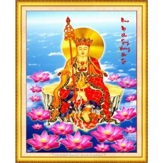 Tranh đính đá Phật Địa Tạng Vương LV420