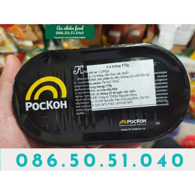 Cá Trứng Đóng Hộp POCKOH nhập khẩu từ Nga