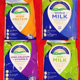 Sữa tươi dạng bột Dairies hàng Úc nội địa