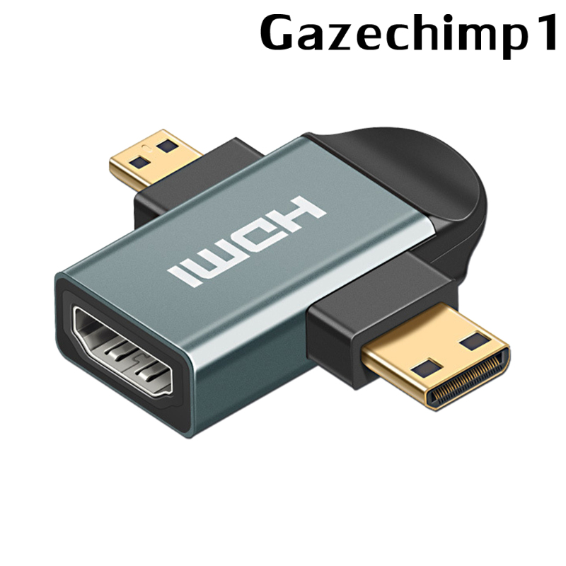 Giắc Chuyển Đổi Từ Gazechimp1) T Shape Micro Hdmi Male Sang Hdmi Female