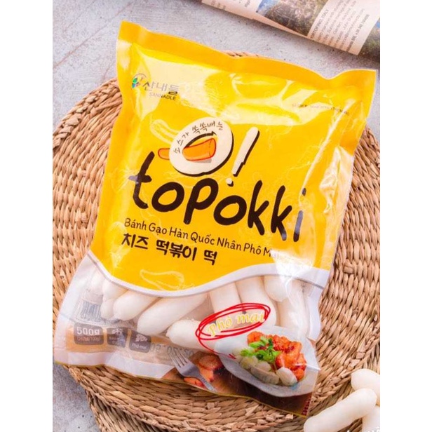 500g Bánh gạo Hàn Quốc loại ngon Sannadle, lẩu tokbokki - Hansik Kitchen