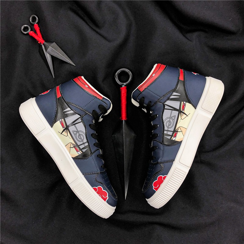 Naruto patterned sneakers for men