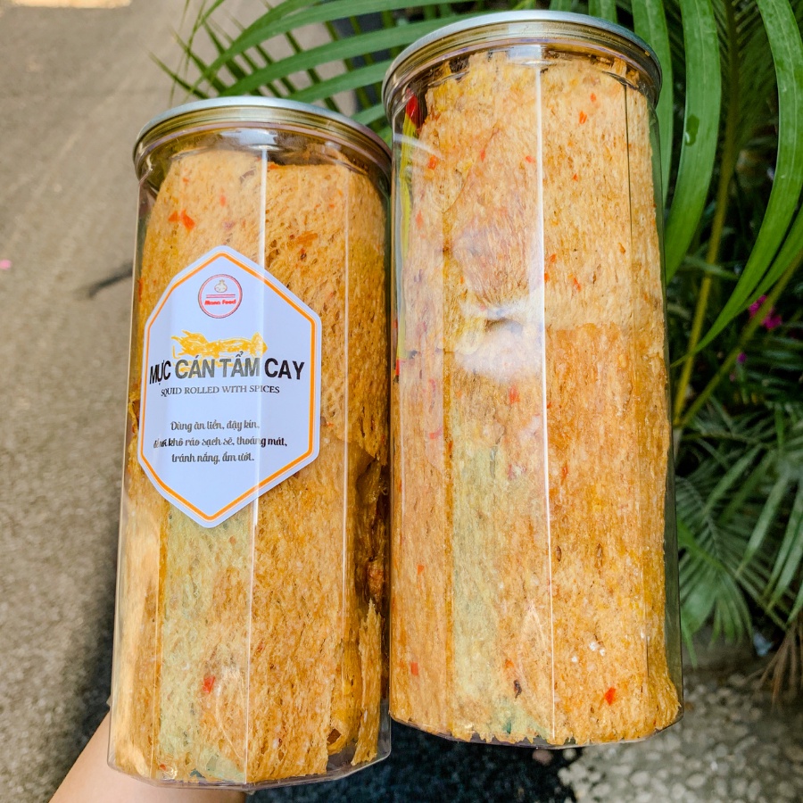 Mực Cán Tẩm Cay Mana Food 300G