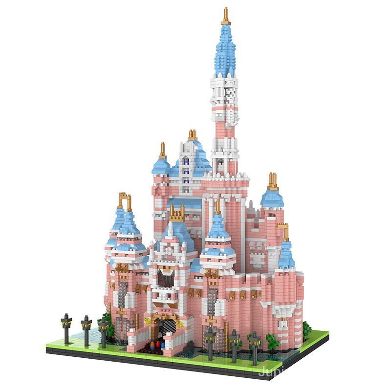 DISNEY Bộ Đồ Chơi Lego Xếp Hình Lâu Đài Cho Bé