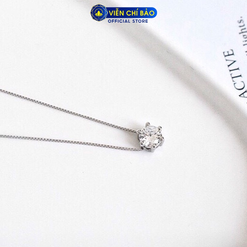 Dây chuyền bạc nữ mặt tinh tú bạc  925 lấp lánh thời trang phụ kiện trang sức nữ Viễn Chí Bảo D400727X