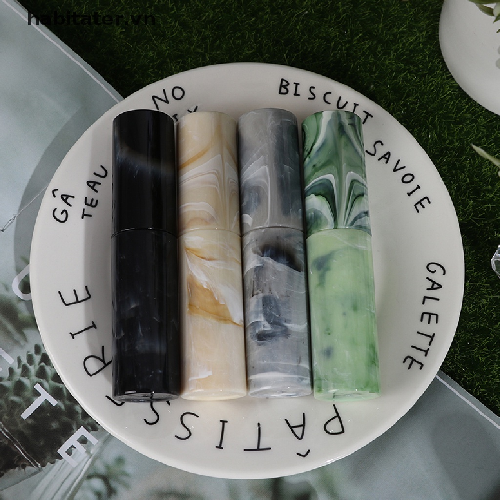 Chai Rỗng Đựng Nước Hoa Dạng Xịt Họa Tiết Cẩm Thạch Có Thể Đổ Đầy