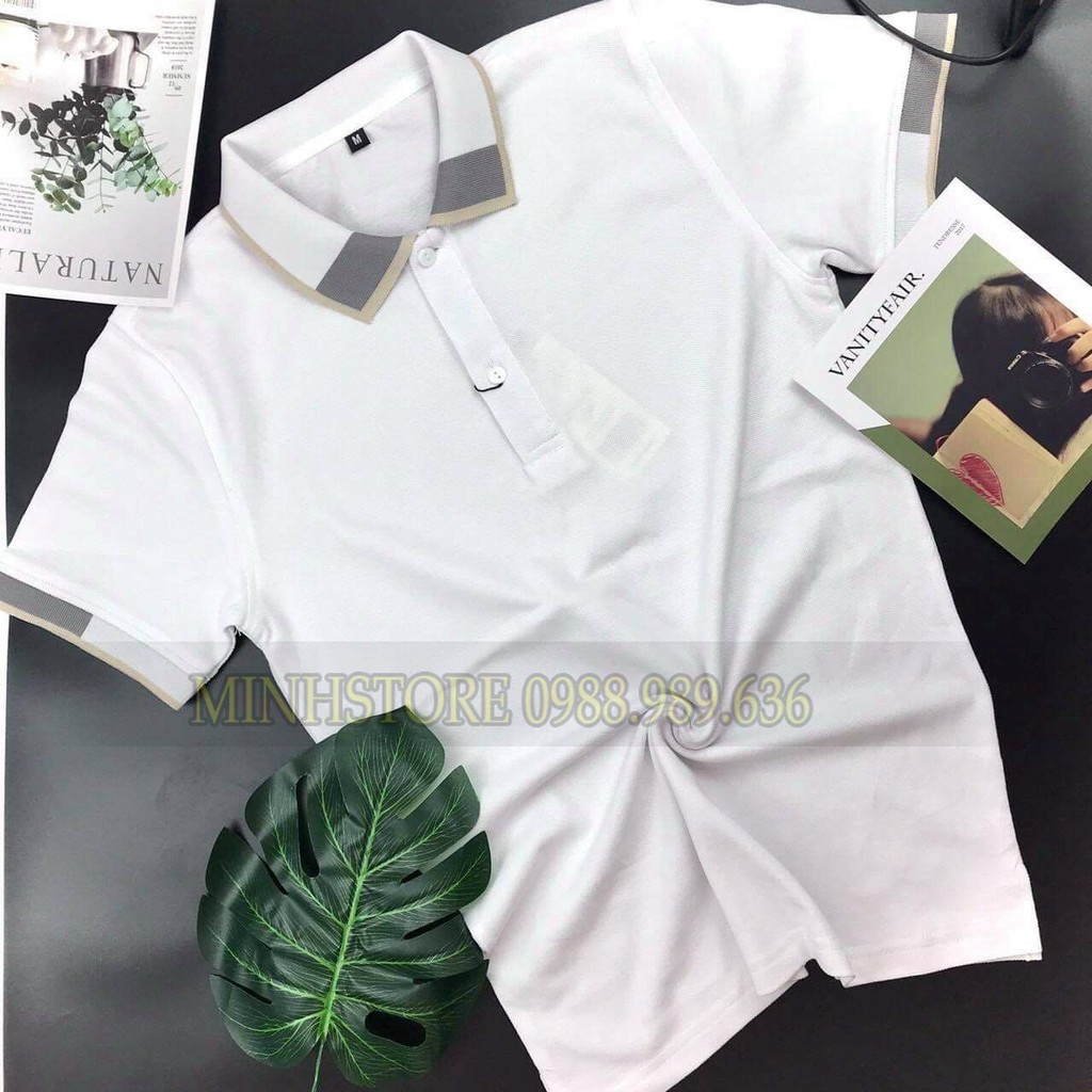 Áo polo nam GẤU Áo polo nam đẹp Chất liệu cotton mềm mịn, dầy dặn, hoạt động thoải mái, thấm hút mồ hôi tốt | BigBuy360 - bigbuy360.vn