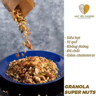 Granola siêu hạt ăn kiêng (không đường)
