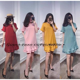 Váy suông bèo 2 tầng giúp che khuyết điểm body