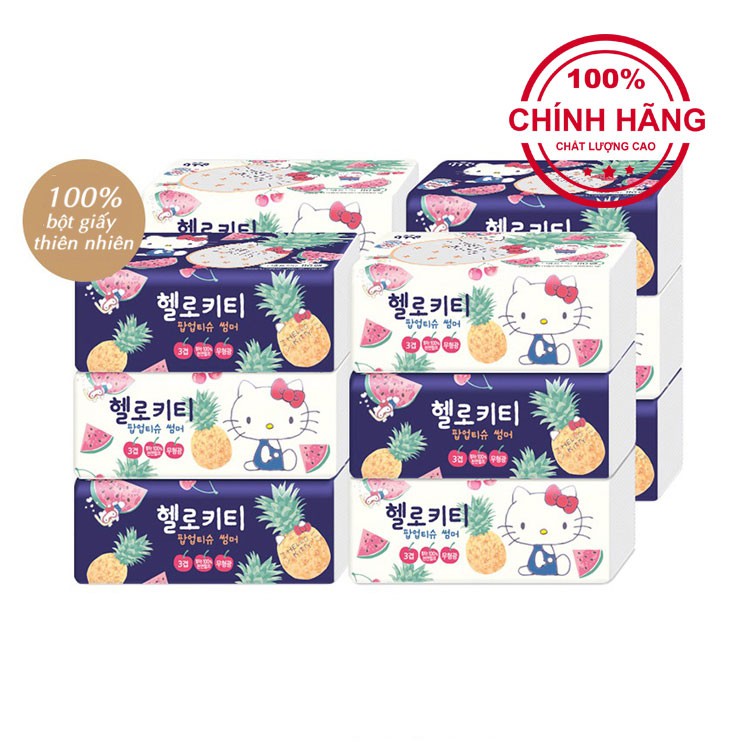 Set giấy rút Hello Kitty Summer Edition (12 bịch)