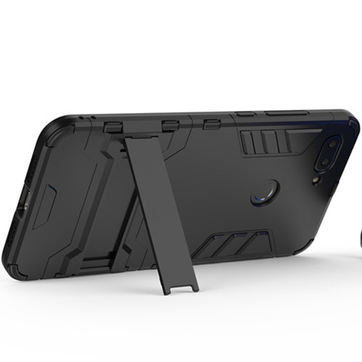 [ Hàng nhập khẩu ] Ốp lưng Xiaomi Mi8 Lite chống sốc Iron man có chân dựng máy