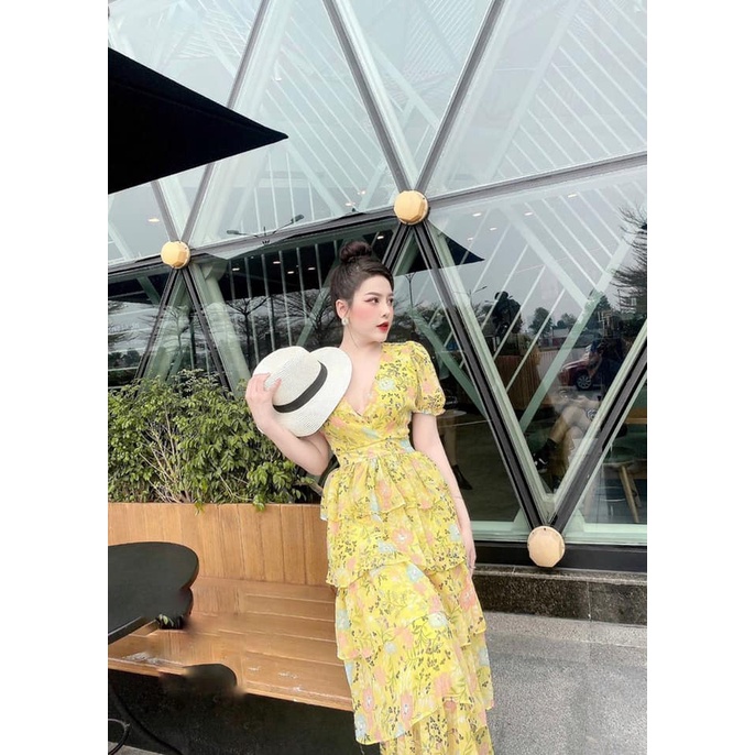 Váy hoa bèo tầng siêu xinh