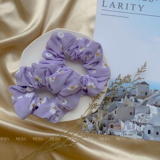 Dây buộc tóc Scrunchie tím mộng mơ, Cột tóc vải dễ thương - MERA Accessories