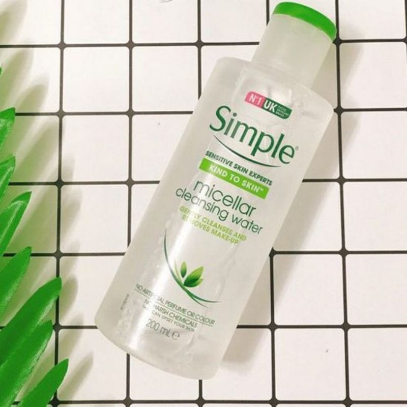 [𝐗𝐀̉ 𝐊𝐇𝐎] Nước tẩy trang Simple Micellar Cleansing Water làm sạch sâu | BigBuy360 - bigbuy360.vn
