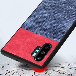 For Samsung Galaxy Note 10 Case Luxury Soft TPU edge+Cloth texture protective Back Cover Case
