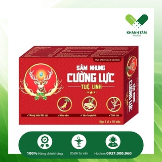 ! Sâm nhung Cường lực Tuệ Linh - Bổ thận, tráng dương