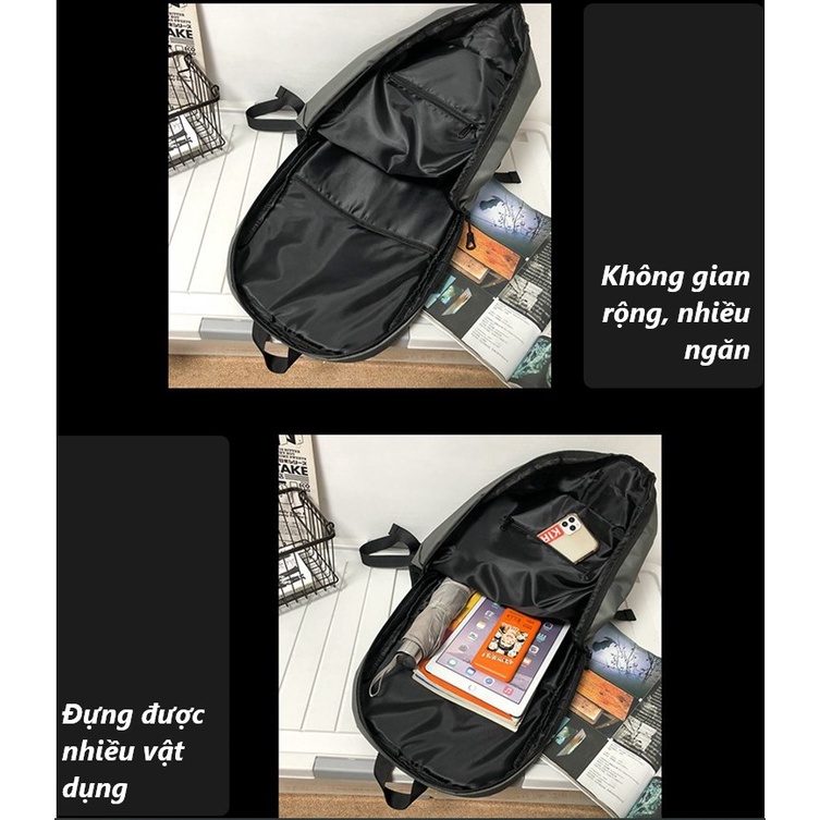 Balo thời trang thể thao Unisex Hemubag phong cách Hàn Quốc cao cấp