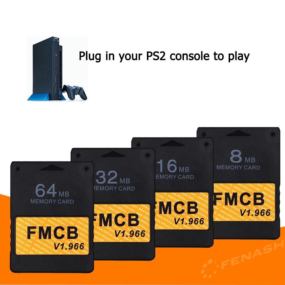 Thẻ Nhớ Mcboot V1.966 8mb / 16mb / 32mb / 64mb Cho Sony Ps2 Fmcb