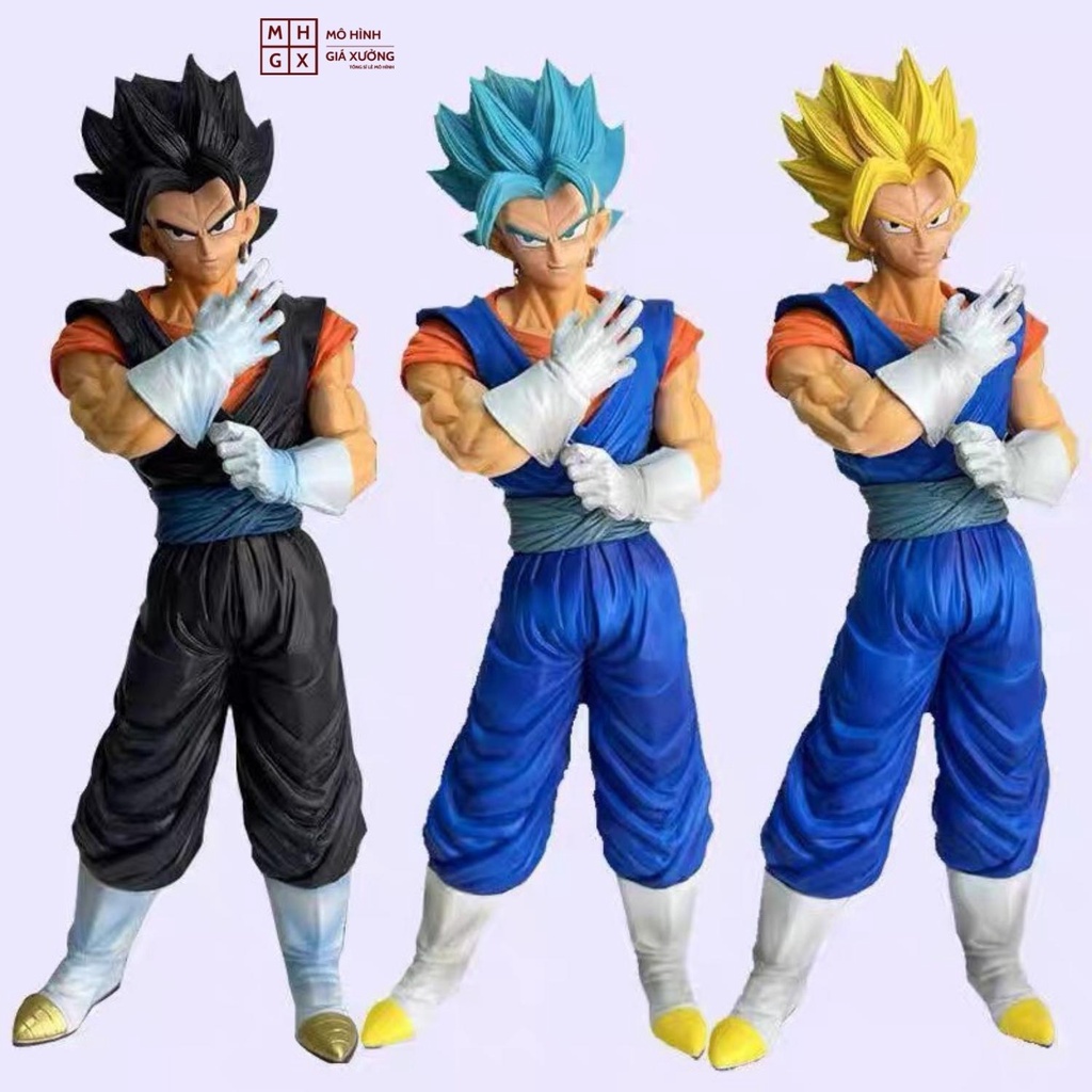 Mô hình Dragon Ball Vegito 3 màu tóc ( xanh , vàng , đen ) , hàng siêu chất cao 32cm , figure mô hình 7 viên ngọc rồng