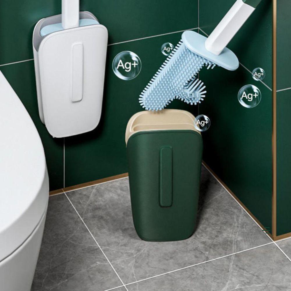 Bàn Chải Cọ Bồn Cầu Lông Mềm Cán Dài Chống Rò Rỉ Nước