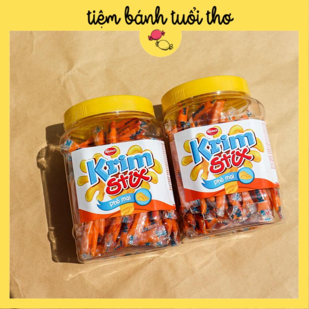 Hủ 100 Que Bột Phô Mai Krim Stix Béo Ngậy