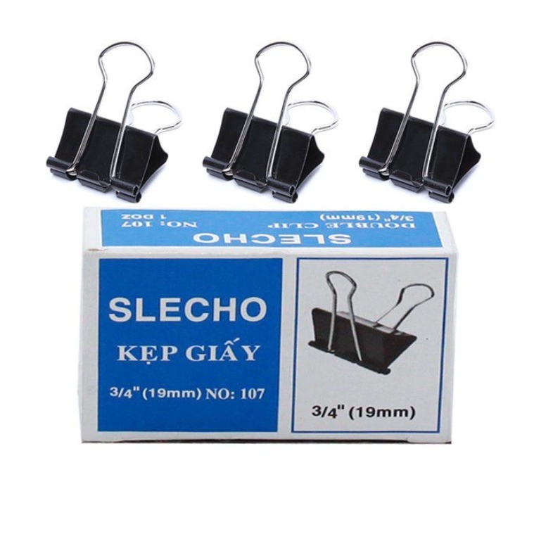 Kẹp Bướm SLECHO 19mm - Kẹp Giấy