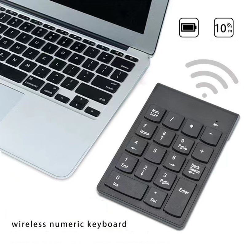 Bàn Phím Số Không Dây 18 Phím 2.4Ghz Cho Windows Linux MacOS