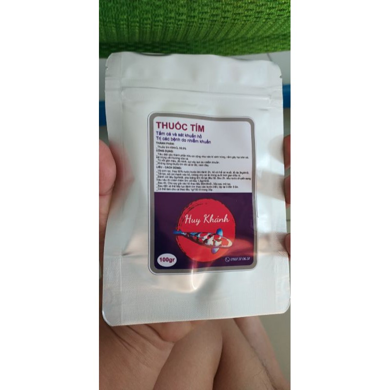 Thuốc Tím KMNO4 tinh kiết không tạp chất- loại 1 100gr