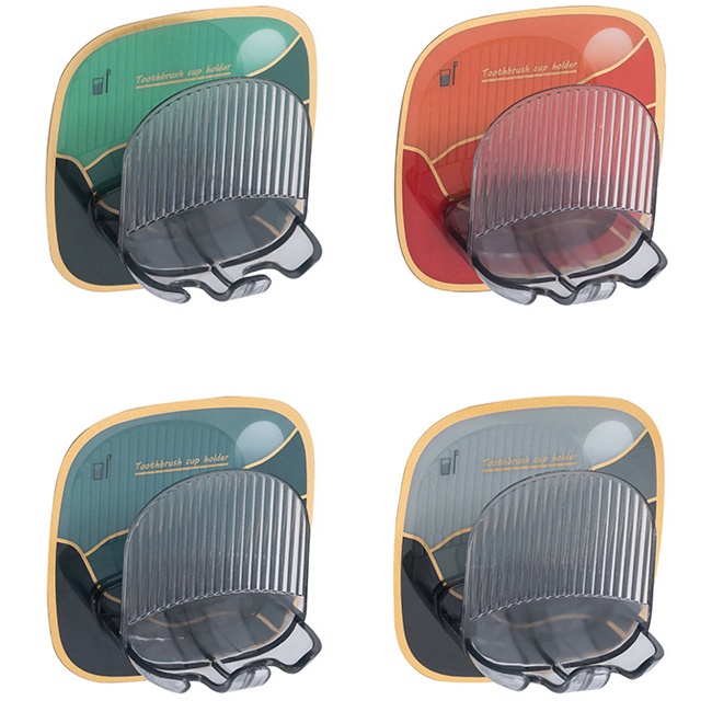 Mới Giá Đỡ Bàn Chải Đánh Răng 2 Móc Dán Tường Tự Dính Không Để Lại Dấu Vết Đa Năng Cho Phòng Tắm