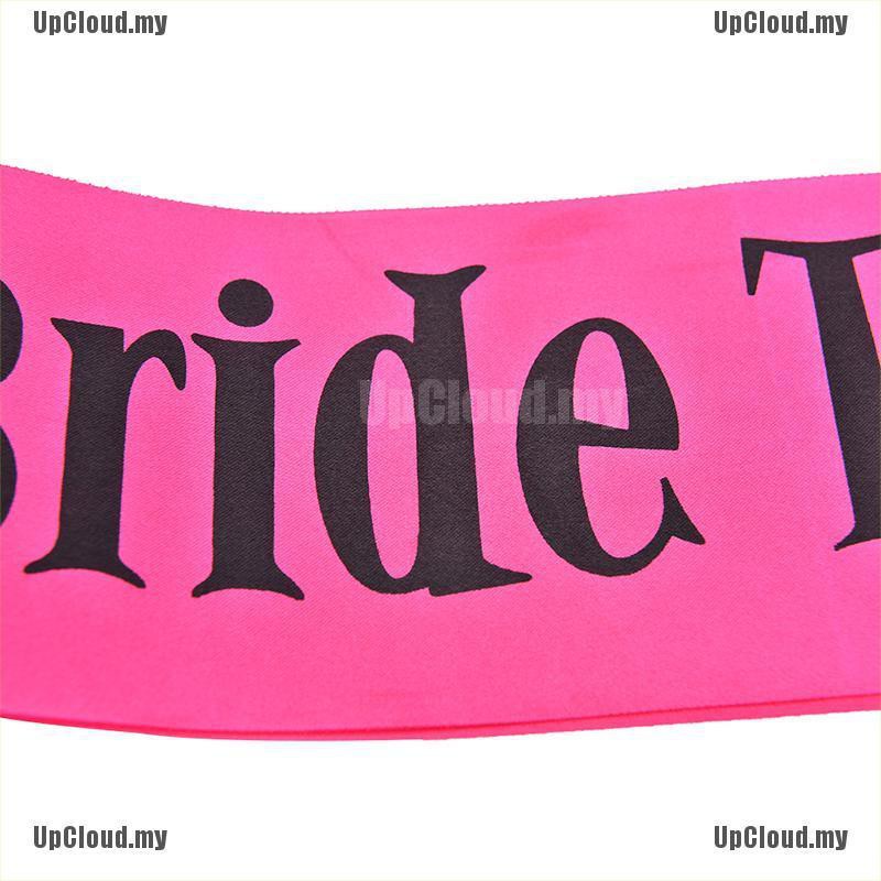 Băng Đeo Chéo In Chữ Bride To Be Dùng Cho Tiệc Độc Thân
