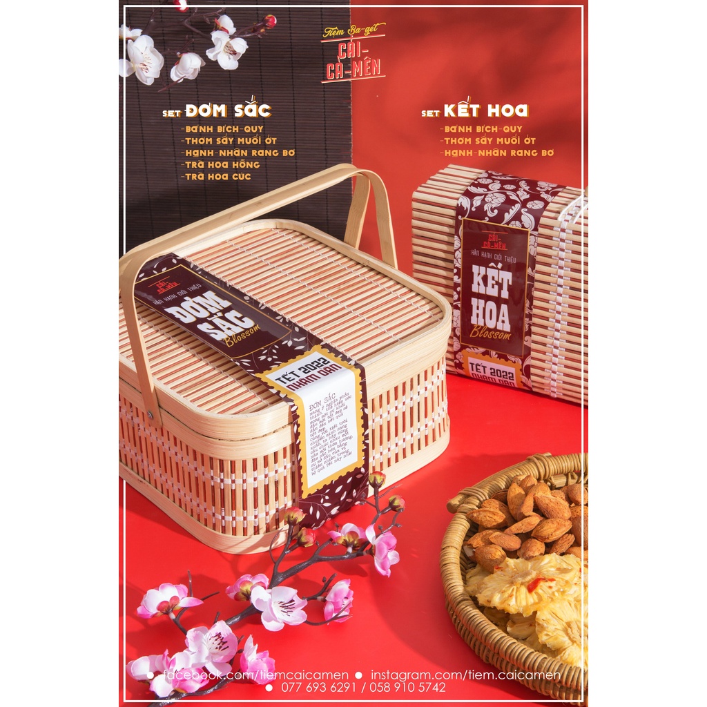 SET QUÀ TẾT 2022: ĐƠM SẮC - KẾT HOA TIỆM CÁI-CÀ-MÊN | BigBuy360 - bigbuy360.vn