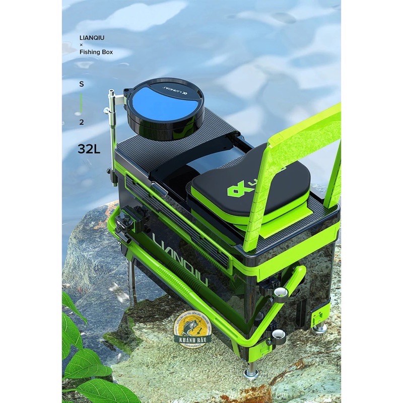 Thùng Câu Đài Lianqiu LQ-S2 32L hàng loại 1 siêu bền hàng chính hãng y hình can cau 24h 8hd7dgdj