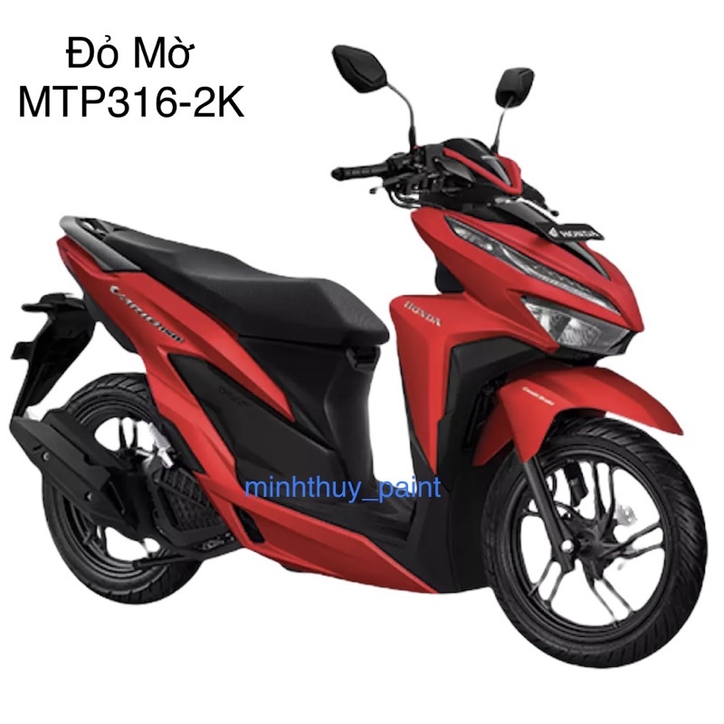 Sơn xe máy Honda Vario màu đỏ mờ MTP316-2K