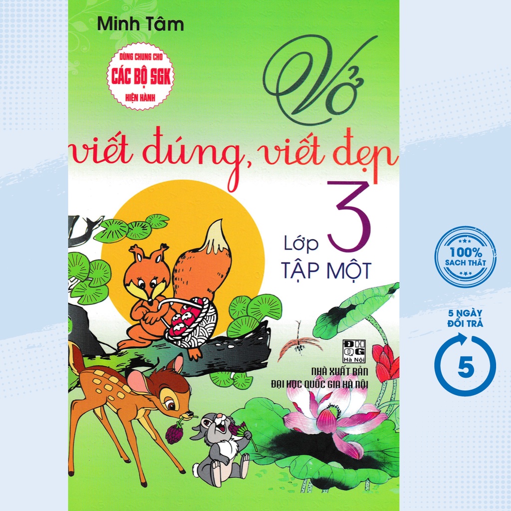 Sách Bổ Trợ - Vở Viết Đúng, Viết Đẹp Lớp 3 - Tập 1 (Dùng Chung Cho Các Bộ SGK Hiện Hành)