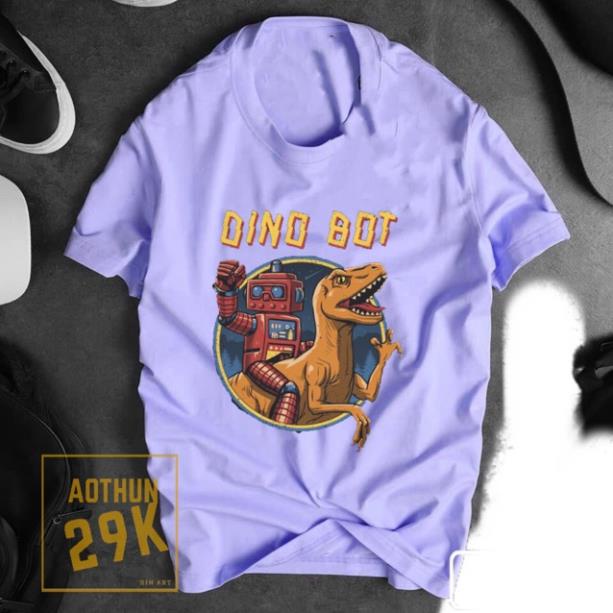 ALBUM 903 - ÁO THUN UNISEX KHỦNG LONG DINOBOT NHIỀU MÀU