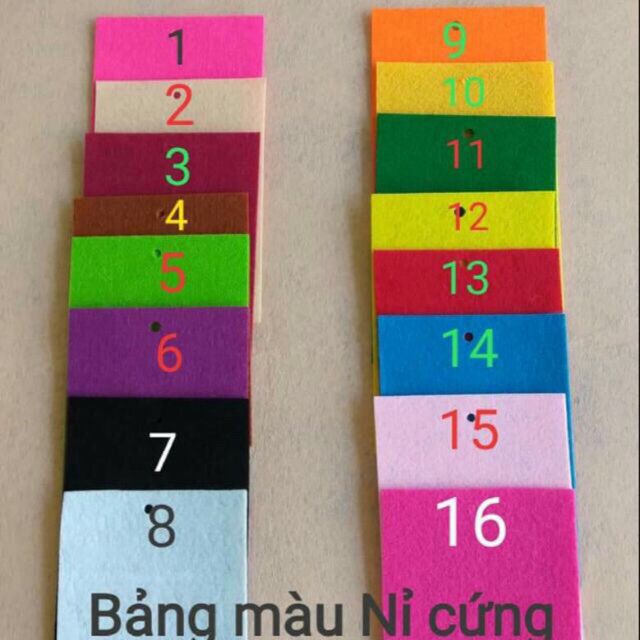 Vải nỉ cứng 45x45cm