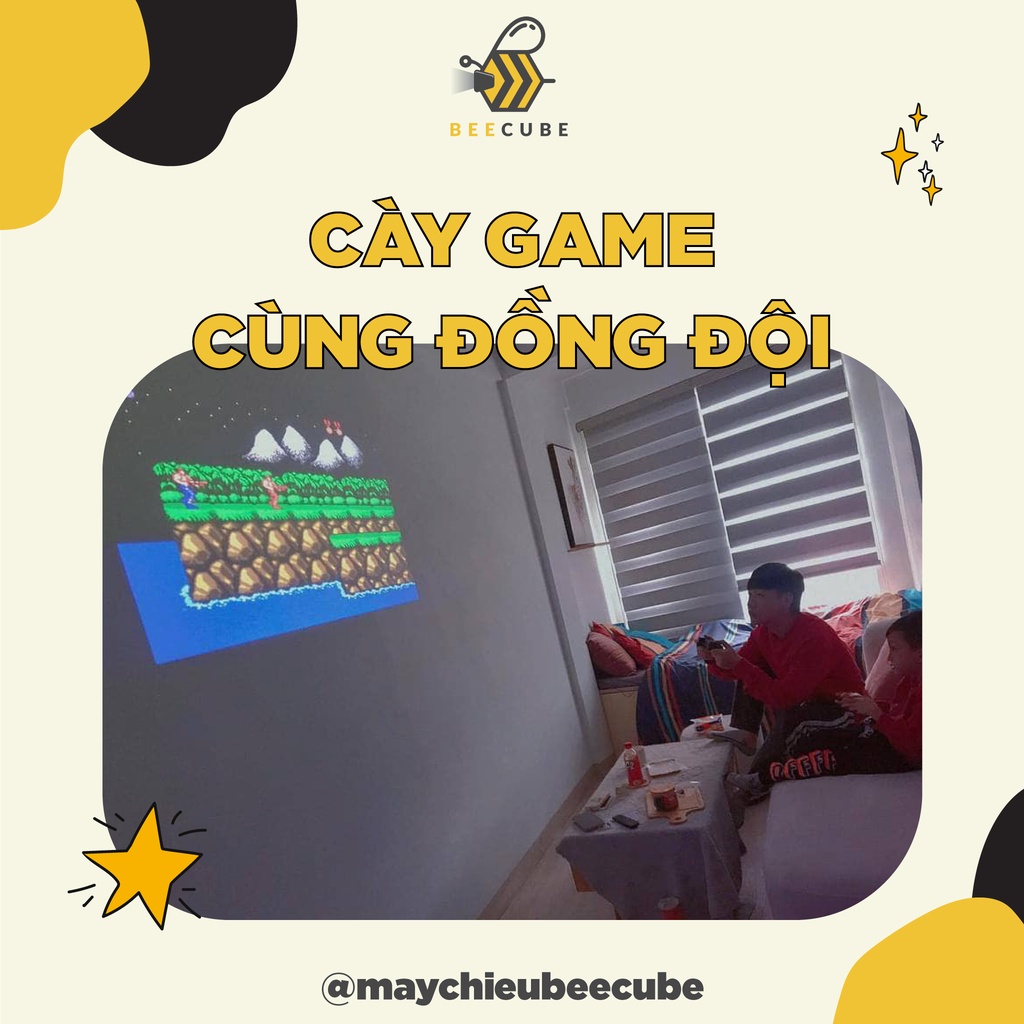 Máy Chiếu Mini BeeCube X2 Max Full HD 1080 Tặng Kèm Loa - BH 12 tháng