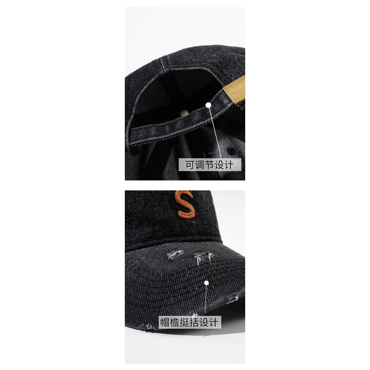 Mũ Lưỡi Trai Cao Bồi Màu Xanh Nhạt Phong Cách Cao Bồi Hàn Quốc Thời Trang Năm 2021 Dễ Phối Đồ Cho Nữ