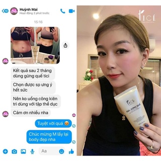 GEL TAN MỠ GỪNG QUẾ TICI ( GIẢM 5CM SAU 7 NGÀY )