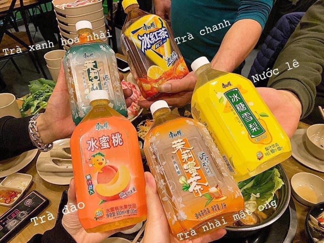 Nước ép hoa quả tươi lê, nho, đào, trà chanh, xí muội, lài, cam Đài Loan... chai 1 lít | BigBuy360 - bigbuy360.vn