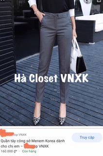 QUẦN TÂY CÔNG SỞ XUẤT HÀN