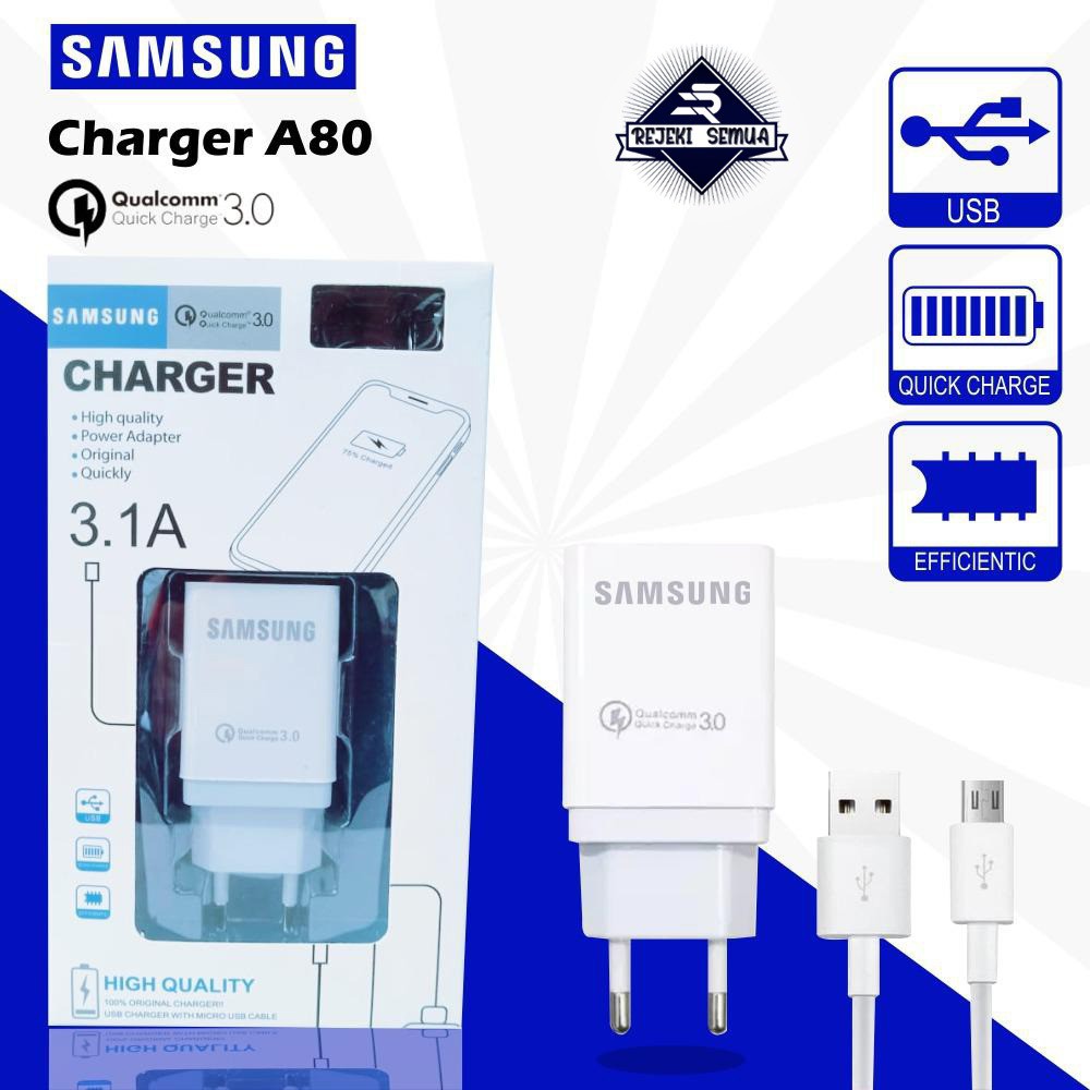 Cáp Sạc Nhanh Chống Cháy Nổ Chuyên Dụng Cho Samsung A80 3amper J2 Prime J3 J5 J7 Rs5338