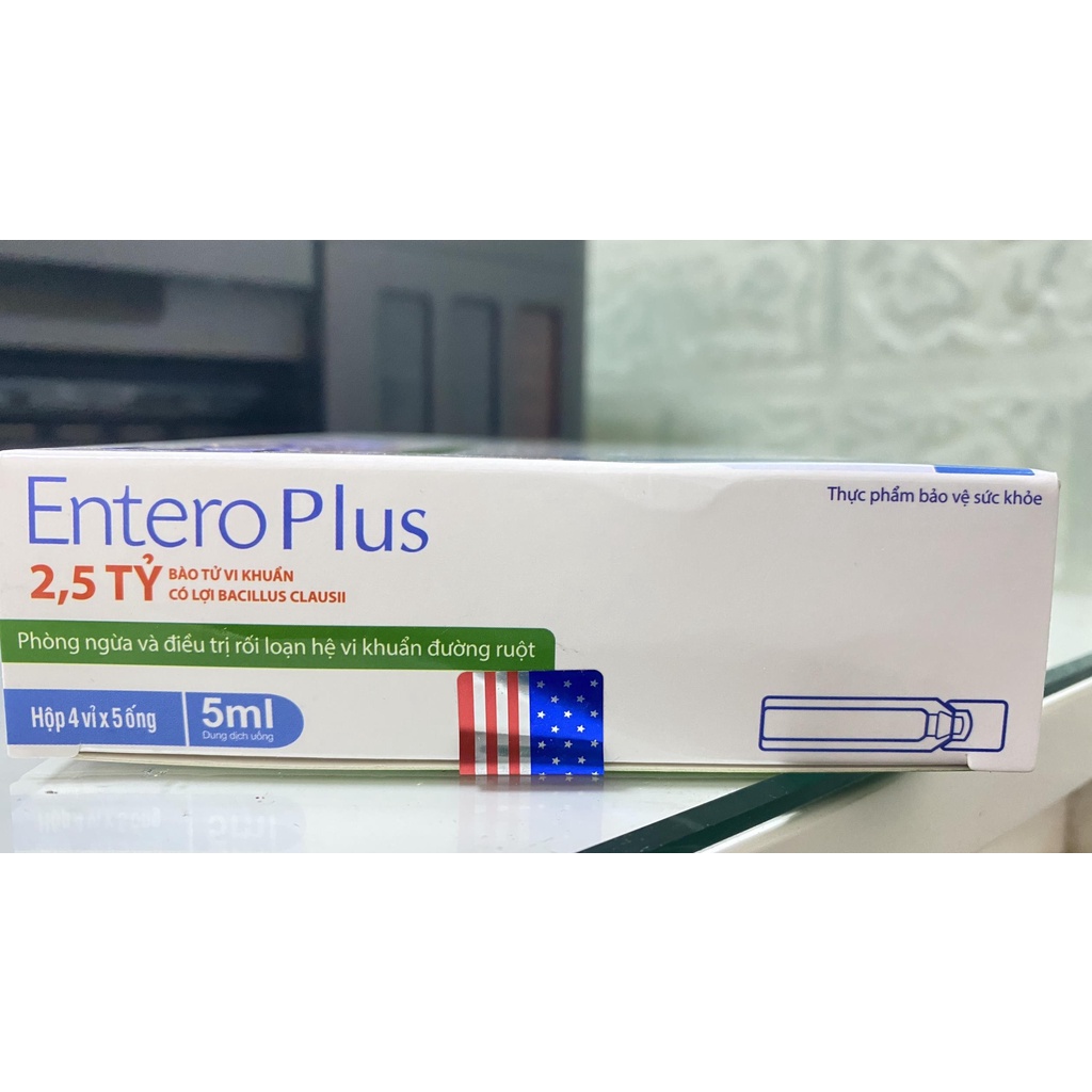 Men ống Entero plus giúp bé tiêu hóa tốt,ăn ngon hấp thu dinh dưỡng tăng cân cho bé.Hộp 20 ống