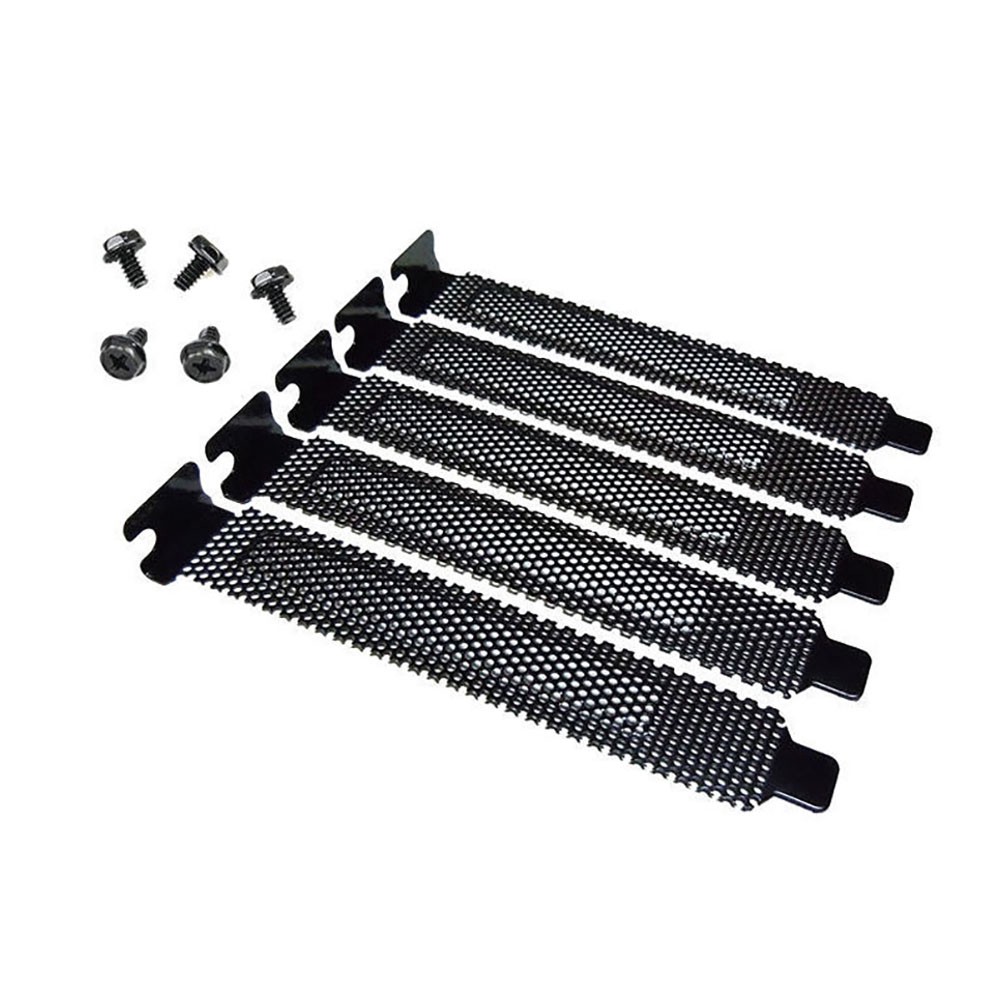 5Pcs Metal Heat Dissipation Computer PCI Slot Cover Dust Filter Blanking Plate C26