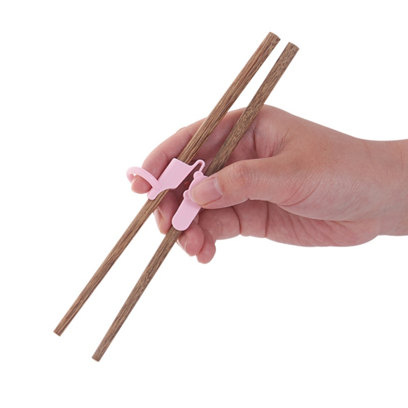Đũa Gỗ Hình Đôi Cánh Có Thể Tháo Rời Cho Bé Tập Ăn