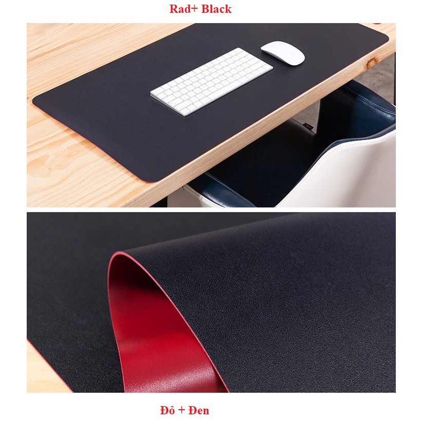 Thảm Da Trang Trí Bàn Làm Việc Deskpad Bằng Da PU Chống Thấm Nước, Nhiều Màu, Nhiều Size DIGIMIX