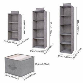 KIDDOVE Túi Đựng Đồ 3/4/5 Ngăn Chống Bụi