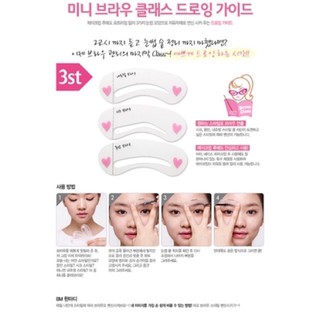 bộ 3  Khung kẻ chân mày Brow Class